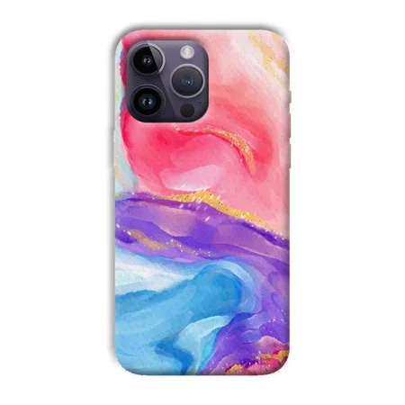 Water Colors Customized Printed Back Case for Apple iPhone 14 Pro Max