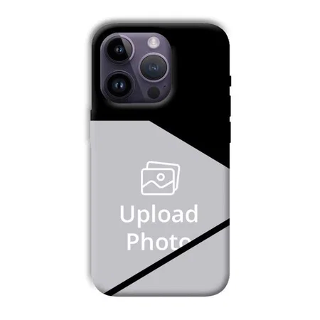 Black Customized Printed Back Case for Apple iPhone 14 Pro