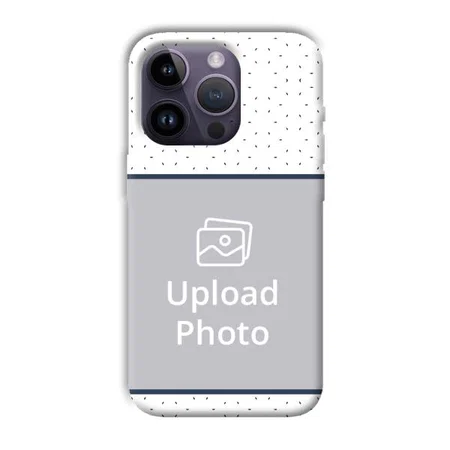 Blue Dots Customized Printed Back Case for Apple iPhone 14 Pro
