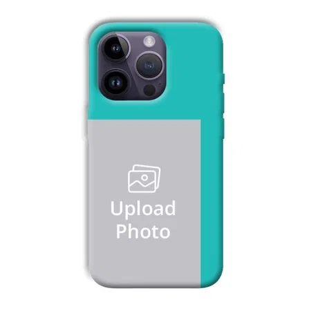 Blue Customized Printed Back Case for Apple iPhone 14 Pro