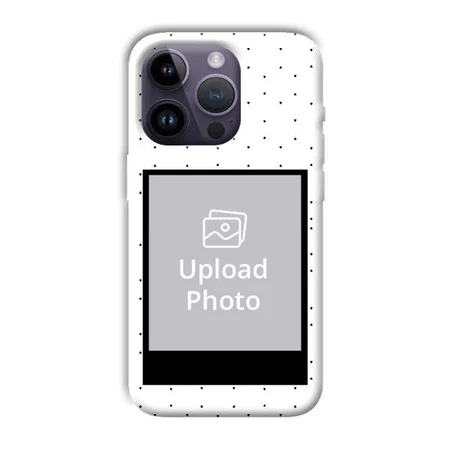 White Background  Customized Printed Back Case for Apple iPhone 14 Pro