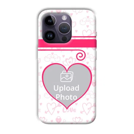 Hearts Customized Printed Back Case for Apple iPhone 14 Pro