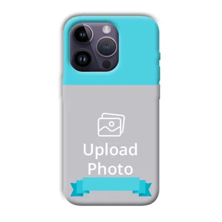 Blue Customized Printed Back Case for Apple iPhone 14 Pro