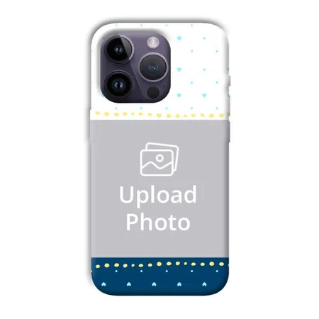 Cute Hearts Customized Printed Back Case for Apple iPhone 14 Pro