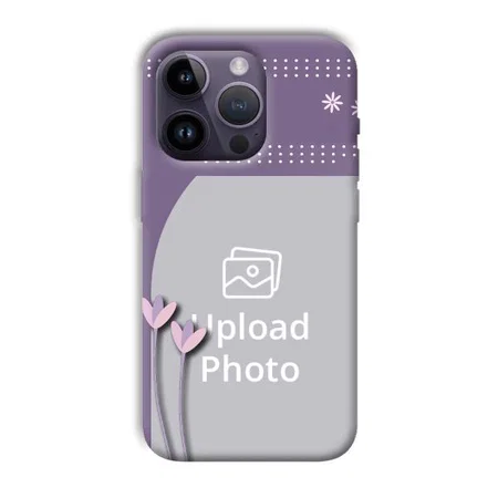 Lilac Pattern Customized Printed Back Case for Apple iPhone 14 Pro