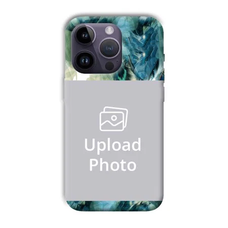 Peacock's Feathers Customized Printed Back Case for Apple iPhone 14 Pro