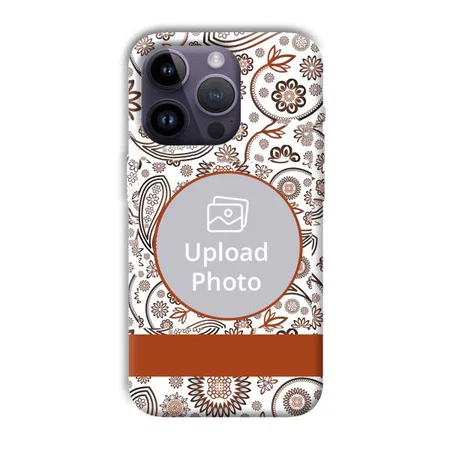 Henna Art Customized Printed Back Case for Apple iPhone 14 Pro