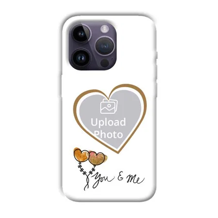 You & Me Customized Printed Back Case for Apple iPhone 14 Pro