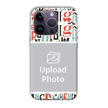 Alphabets Customized Printed Back Case for Apple iPhone 14 Pro