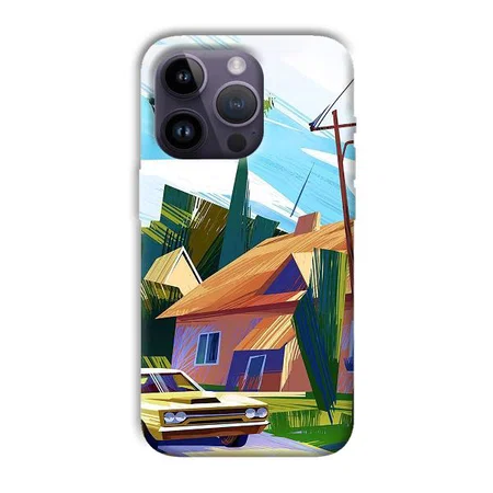 Car  Customized Printed Back Case for Apple iPhone 14 Pro