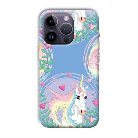 Unicorn Customized Printed Back Case for Apple iPhone 14 Pro
