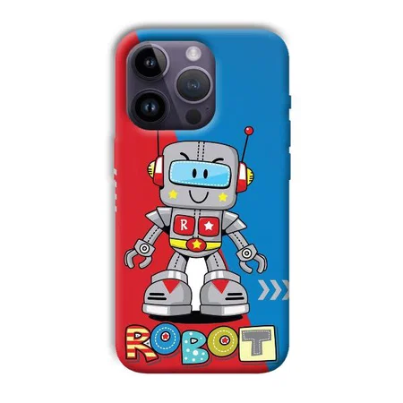 Robot Customized Printed Back Case for Apple iPhone 14 Pro