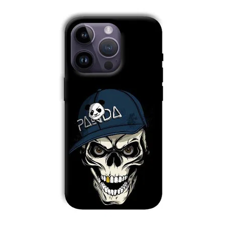 Panda & Skull Customized Printed Back Case for Apple iPhone 14 Pro