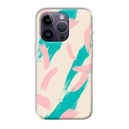 Pinkish Blue Customized Printed Back Case for Apple iPhone 14 Pro