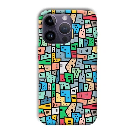 Small Homes Customized Printed Back Case for Apple iPhone 14 Pro