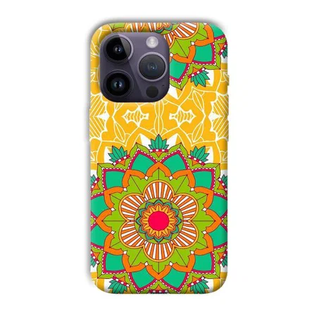 Mandala Art Customized Printed Back Case for Apple iPhone 14 Pro