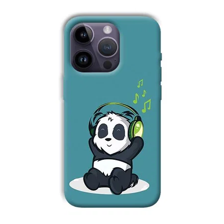 Panda  Customized Printed Back Case for Apple iPhone 14 Pro