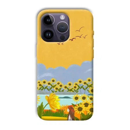 Girl in the Scenery Customized Printed Back Case for Apple iPhone 14 Pro