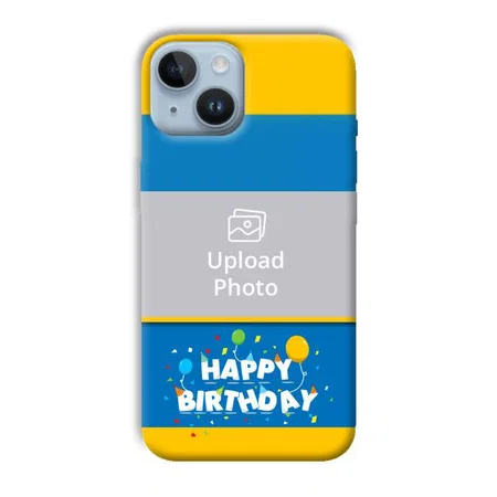 Happy Birthday Customized Printed Back Case for Apple iPhone 14