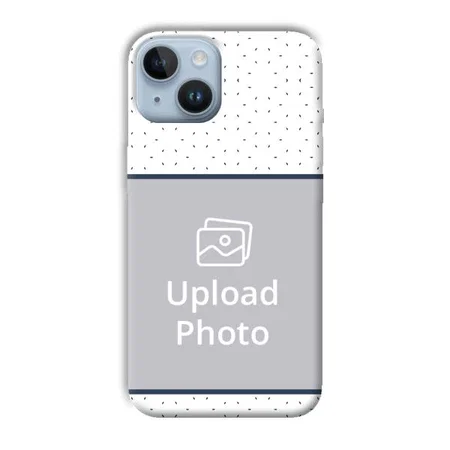 Blue Dots Customized Printed Back Case for Apple iPhone 14
