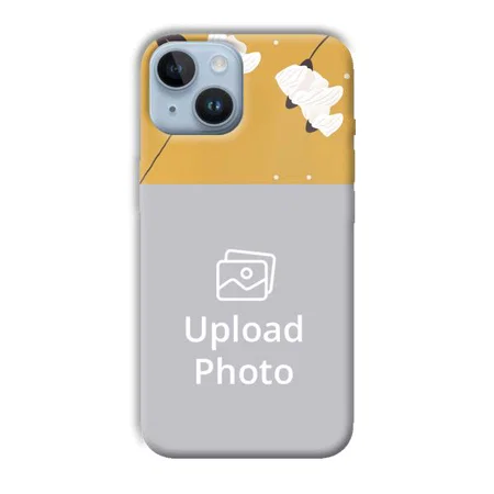 Flowers Background Customized Printed Back Case for Apple iPhone 14