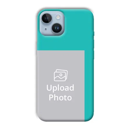 Blue Customized Printed Back Case for Apple iPhone 14