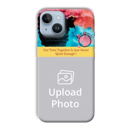 Best Friend Quote Customized Printed Back Case for Apple iPhone 14