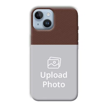 Brown Customized Printed Back Case for Apple iPhone 14