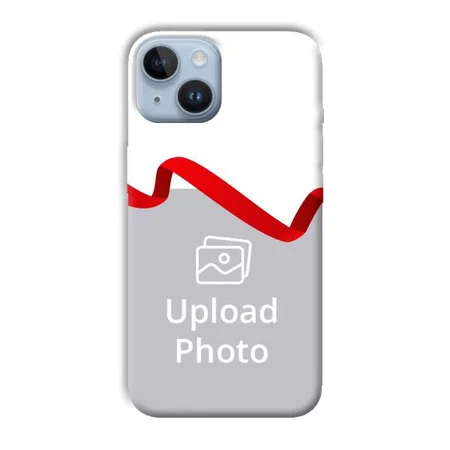 Red Ribbon Customized Printed Back Case for Apple iPhone 14