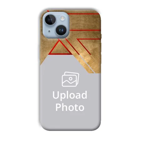 Brown Customized Printed Back Case for Apple iPhone 14