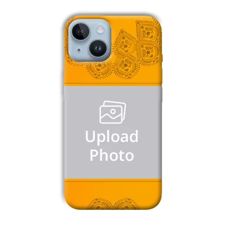 Mehendi Design Customized Printed Back Case for Apple iPhone 14