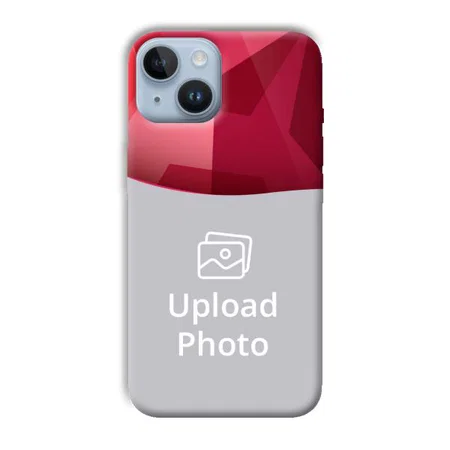 Pinkish Customized Printed Back Case for Apple iPhone 14