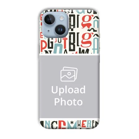 Alphabets Customized Printed Back Case for Apple iPhone 14