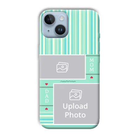 Mom Dad Customized Printed Back Case for Apple iPhone 14