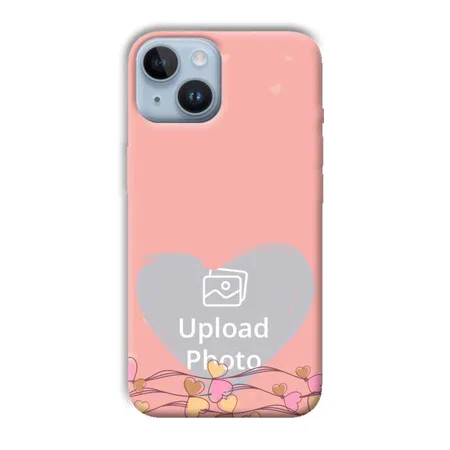 Small Hearts Customized Printed Back Case for Apple iPhone 14