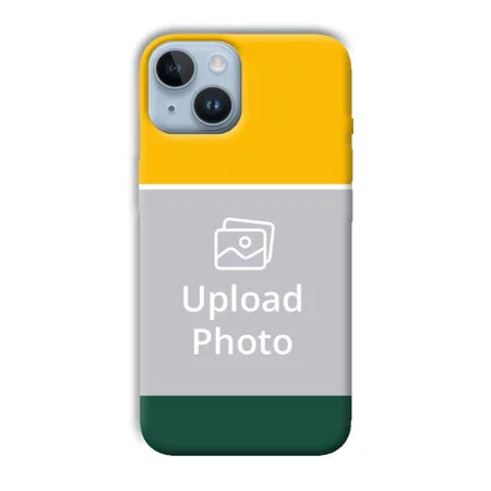 Yellow Green Customized Printed Back Case for Apple iPhone 14