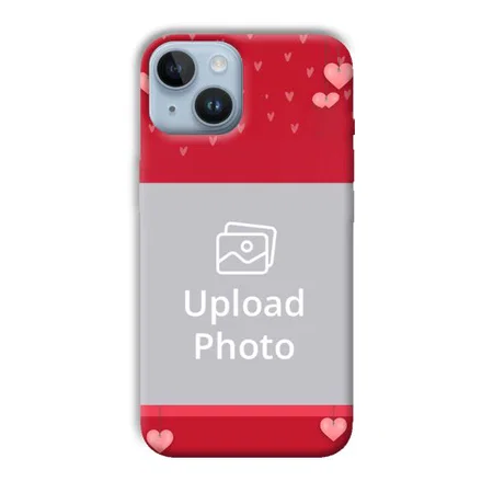 Red Pink  Customized Printed Back Case for Apple iPhone 14