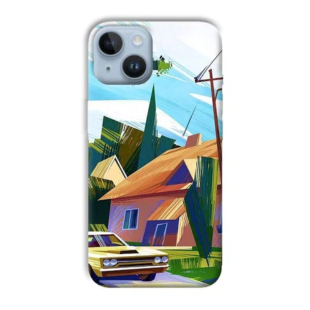 Car  Customized Printed Back Case for Apple iPhone 14