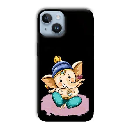 Ganpathi Ji Customized Printed Back Case for Apple iPhone 14