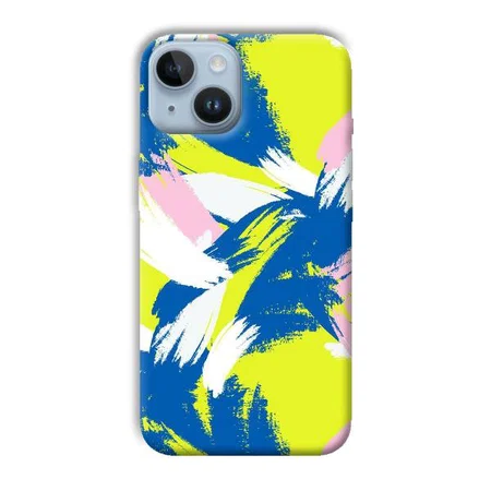 Blue White Pattern Customized Printed Back Case for Apple iPhone 14