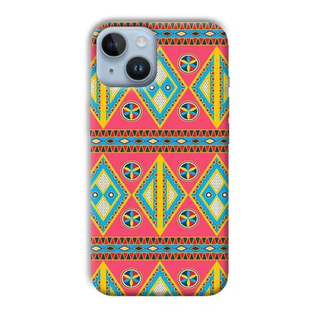 Colorful Rhombus Customized Printed Back Case for Apple iPhone 14
