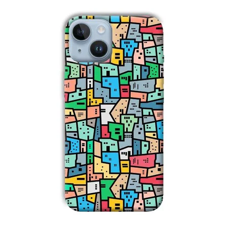 Small Homes Customized Printed Back Case for Apple iPhone 14