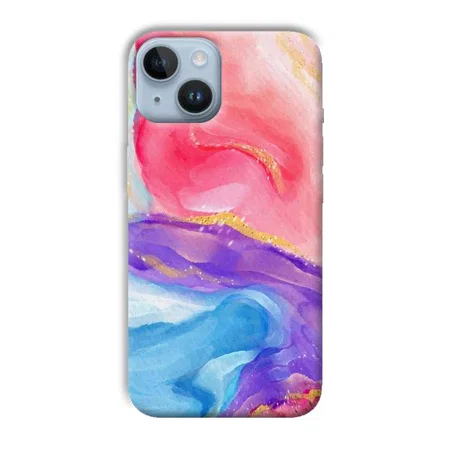 Water Colors Customized Printed Back Case for Apple iPhone 14