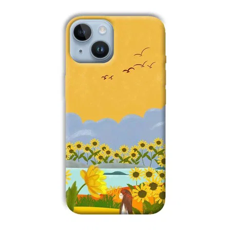 Girl in the Scenery Customized Printed Back Case for Apple iPhone 14