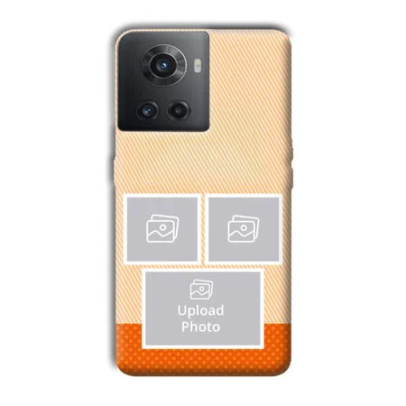 Orange Background Customized Printed Back Case for OnePlus 10R 5G