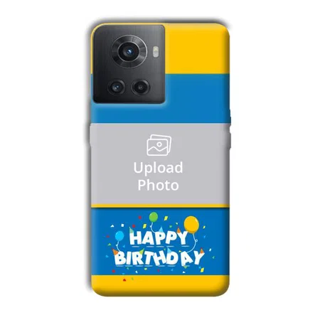 Happy Birthday Customized Printed Back Case for OnePlus 10R 5G