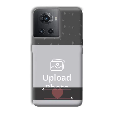 Dark Grey Customized Printed Back Case for OnePlus 10R 5G