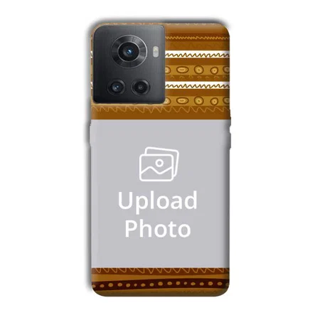 Brown Lines Customized Printed Back Case for OnePlus 10R 5G