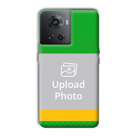 Green Yellow Customized Printed Back Case for OnePlus 10R 5G
