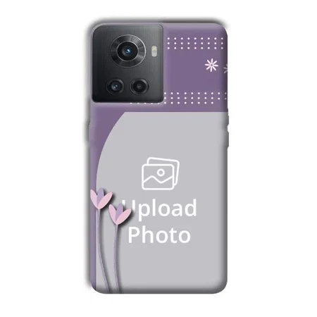 Lilac Pattern Customized Printed Back Case for OnePlus 10R 5G